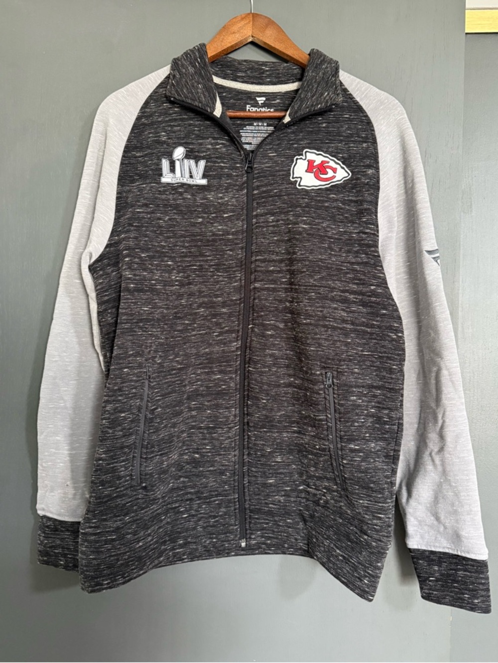 Fabatics NFL Kansas City Chiefs Super Bowl LIIV Championships Jacket Women’s M